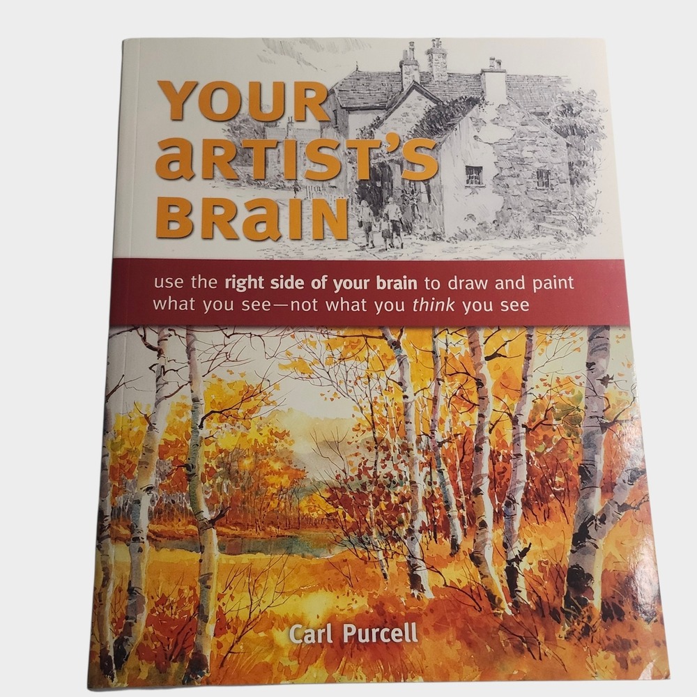 Carl Purcell Your Artists Brain Book Multicolor Art Instruction‎
